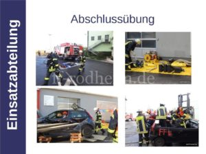 Abschlussübung in Rosbach